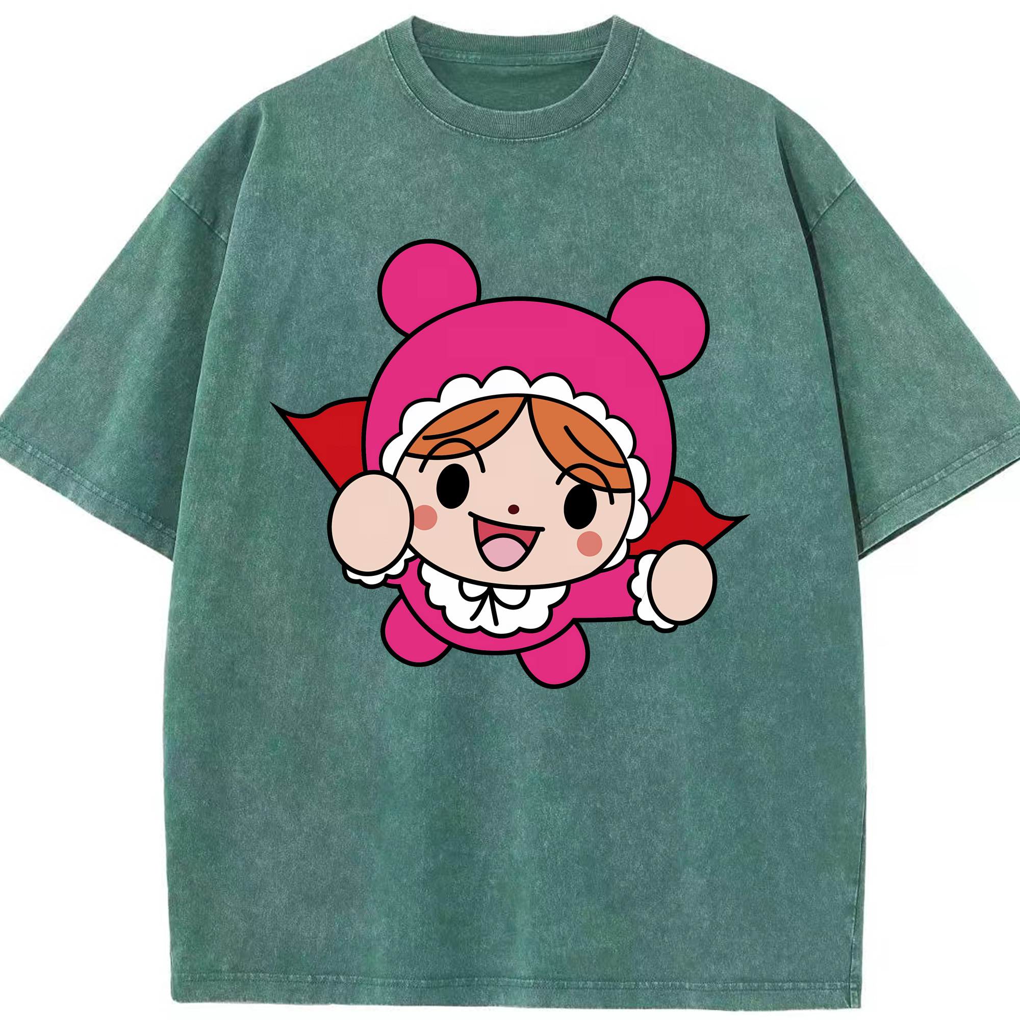 （画像用） アンパンマン Anpanman 綿100% ヴィンテージ風 半袖Tシャツ（フロントプリント）